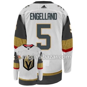 Dresovi Vegas Golden Knights DERYK ENGELLAND 5 Adidas Bijela Authentic - Muške